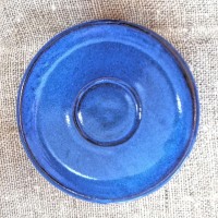 Untertasse blau