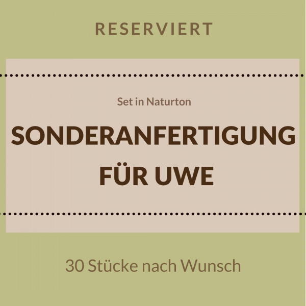 Sonderanfertigung: Set nach Wunsch für Uwe