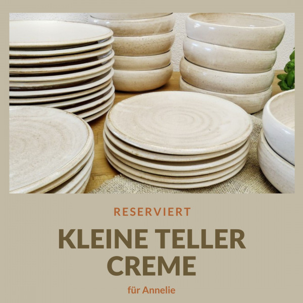 Sonderanfertigung: 4 kleine Teller